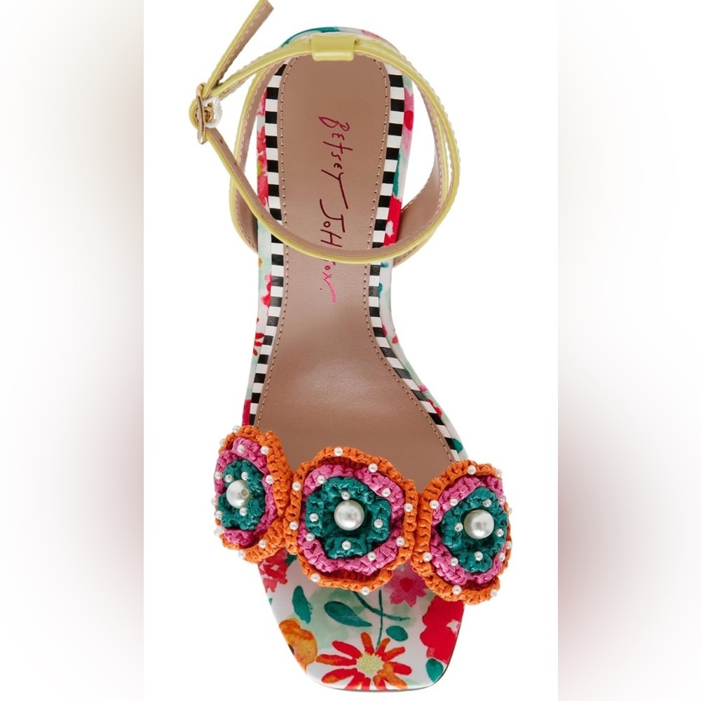 New Betsey Johnson Women Ainsleyy Heeled Sandal - Picture 3 of 12